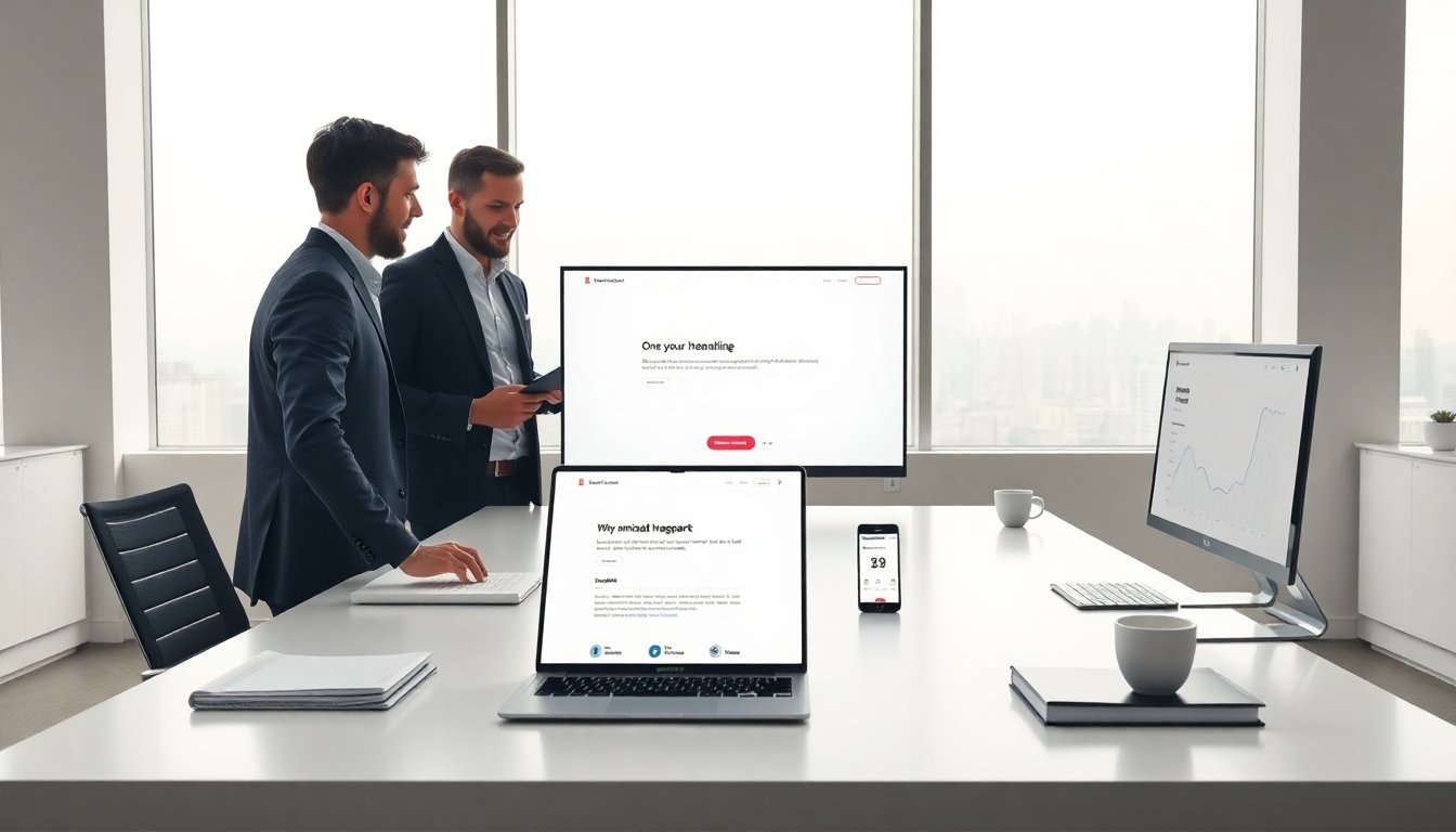 minimalist rapid homedirect design