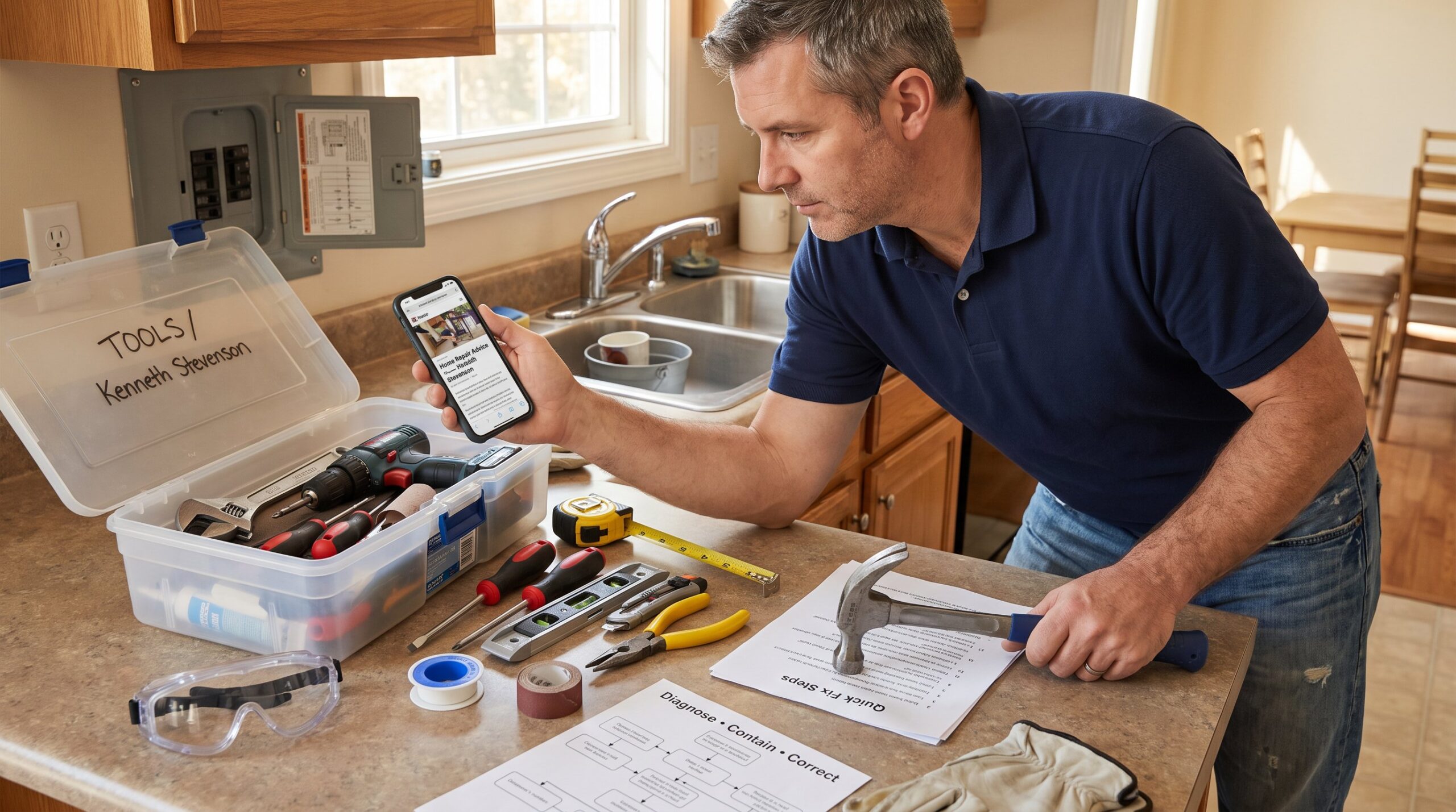 Home Repair Advice in Kenneth Stevenson's Writing